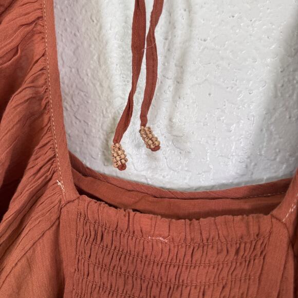 Free People Joelle Tunic Womens XS Boho Babydoll Mini Dress Flutter Festival New - Picture 8 of 12